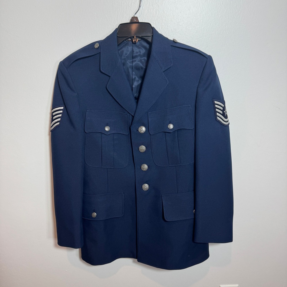 US Air Force Service Dress Uniform Jacket Patriot Weintraub Bros Blue